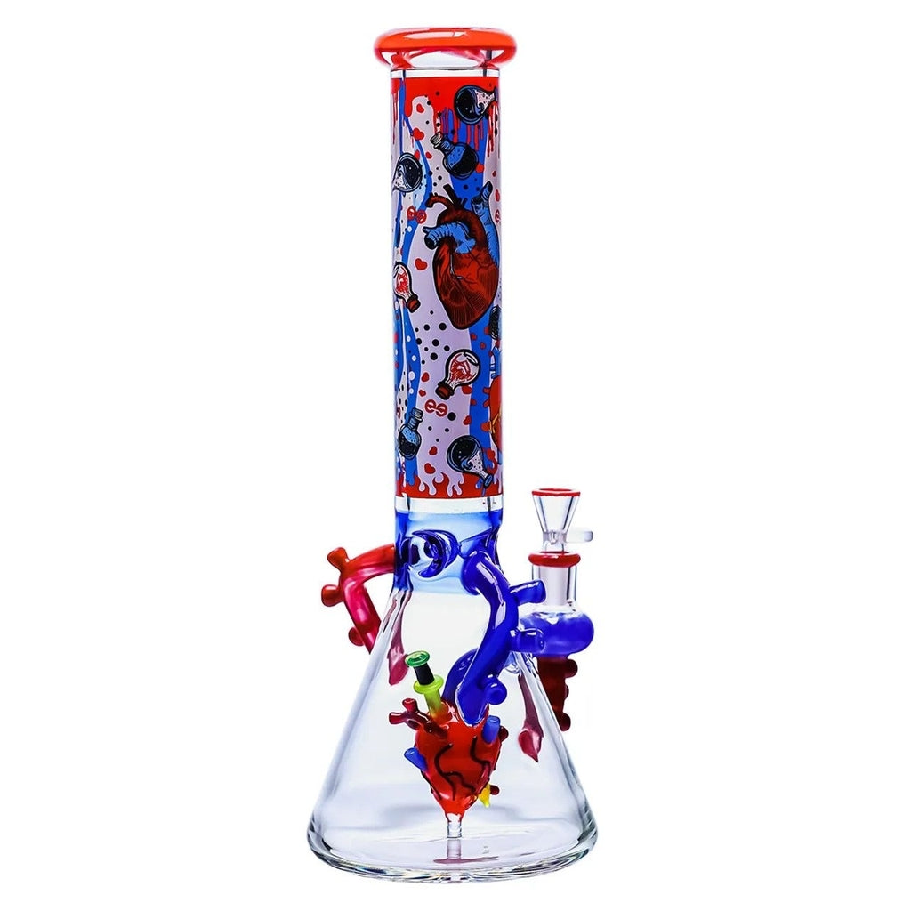 Cheech Glass Heartfelt Hits Beaker Bong