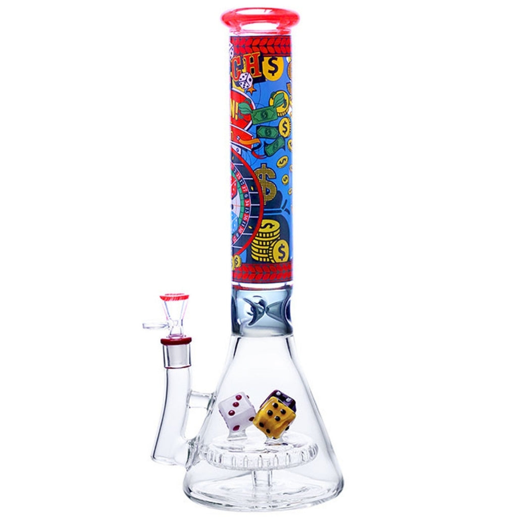 Cheech Glass High Roller Dice Casino Bong