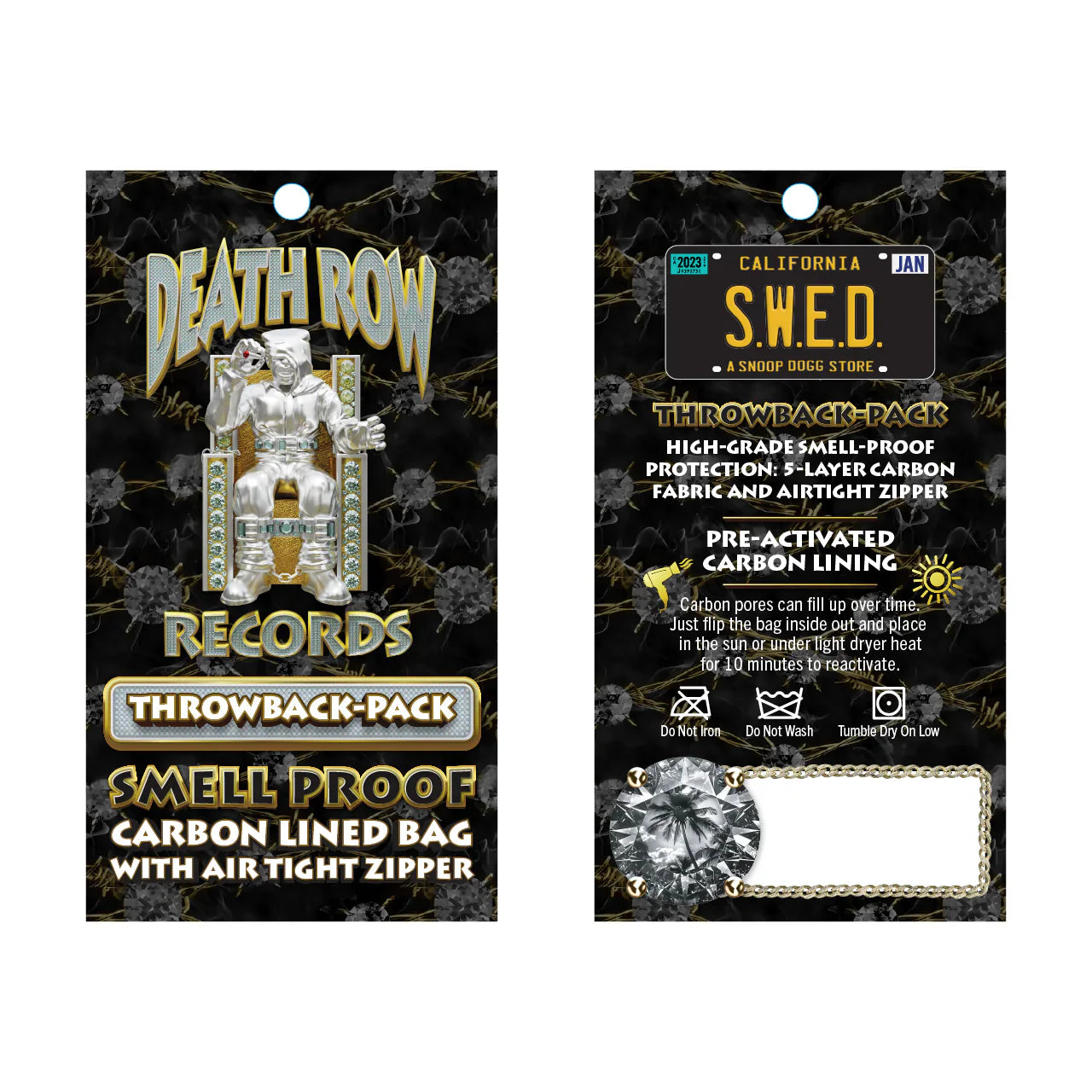 Death Row Records Smell-Proof Backpack