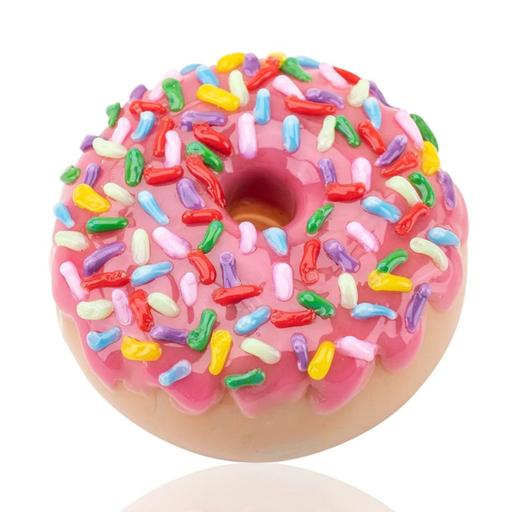 Empire Glassworks Pink Sprinkle Donut