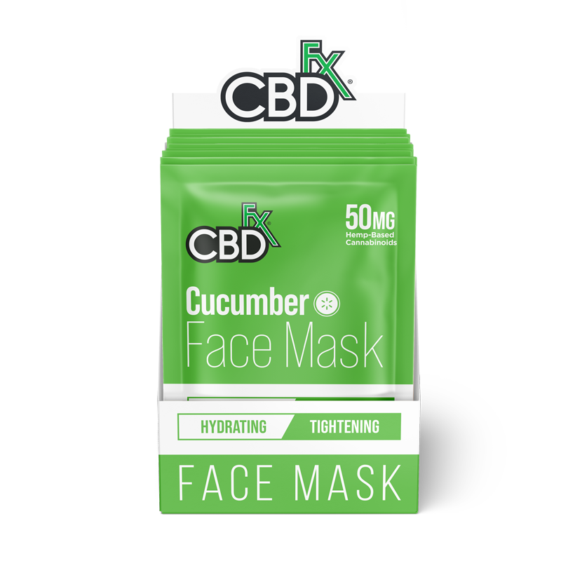 CBDfx CBD Face Mask - Cucumber