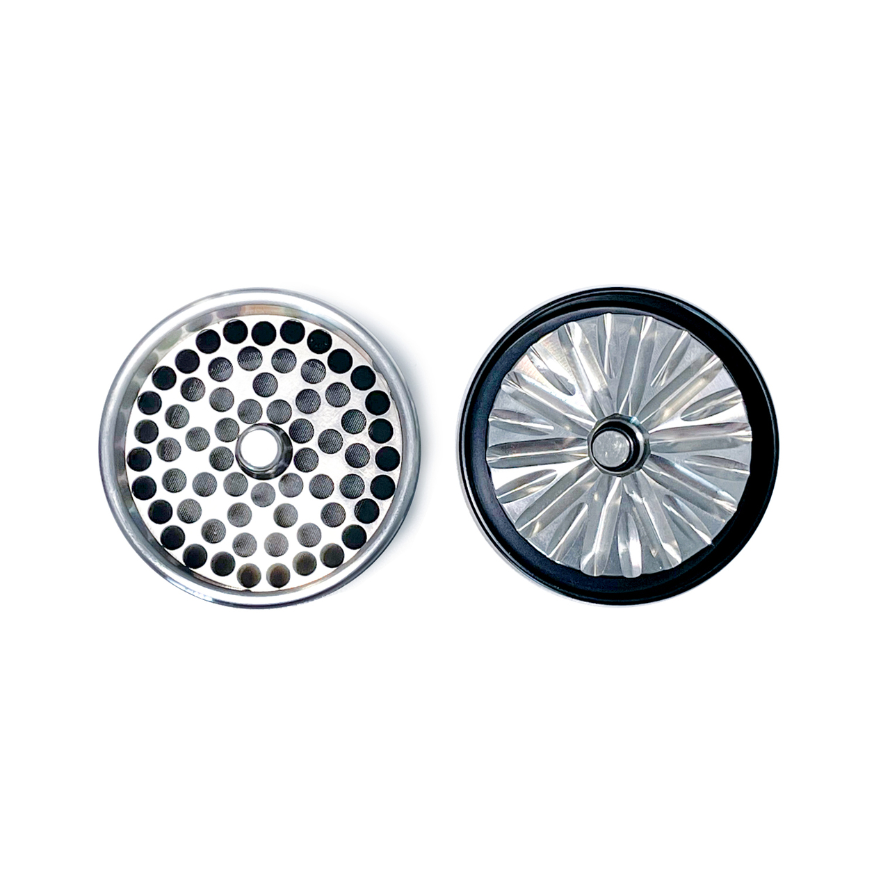 flower mill premium 3 piece toothless grinder screen