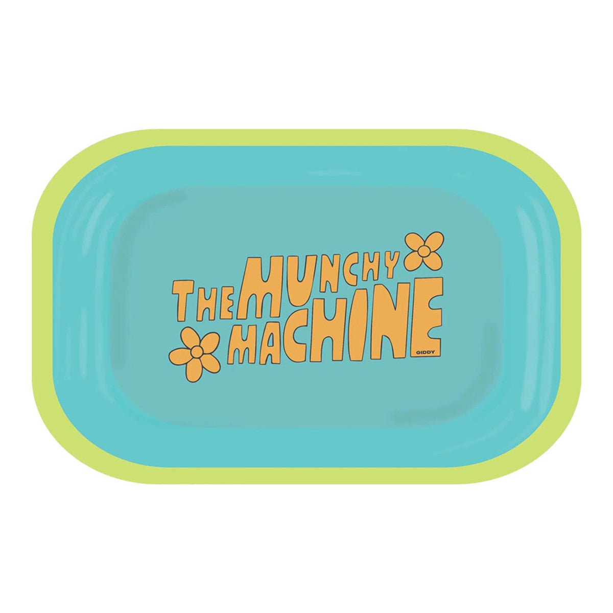 giddy munchy machine metal rolling tray