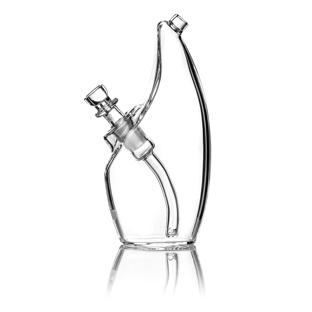 grav labs rain bubbler glass water pipe bong