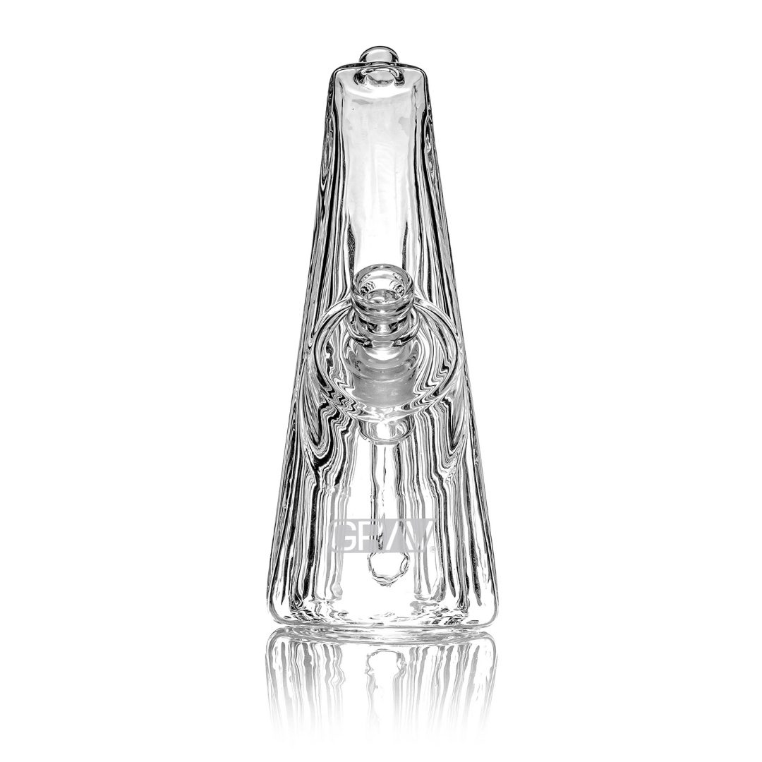 grav wave bubbler water pipe glass bong