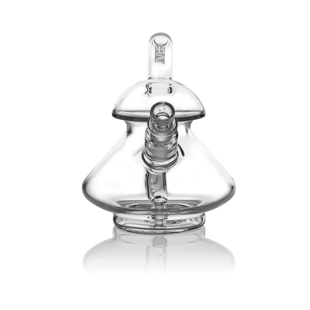 GRAV Wobble Bubbler Mini Glass Water Pipe