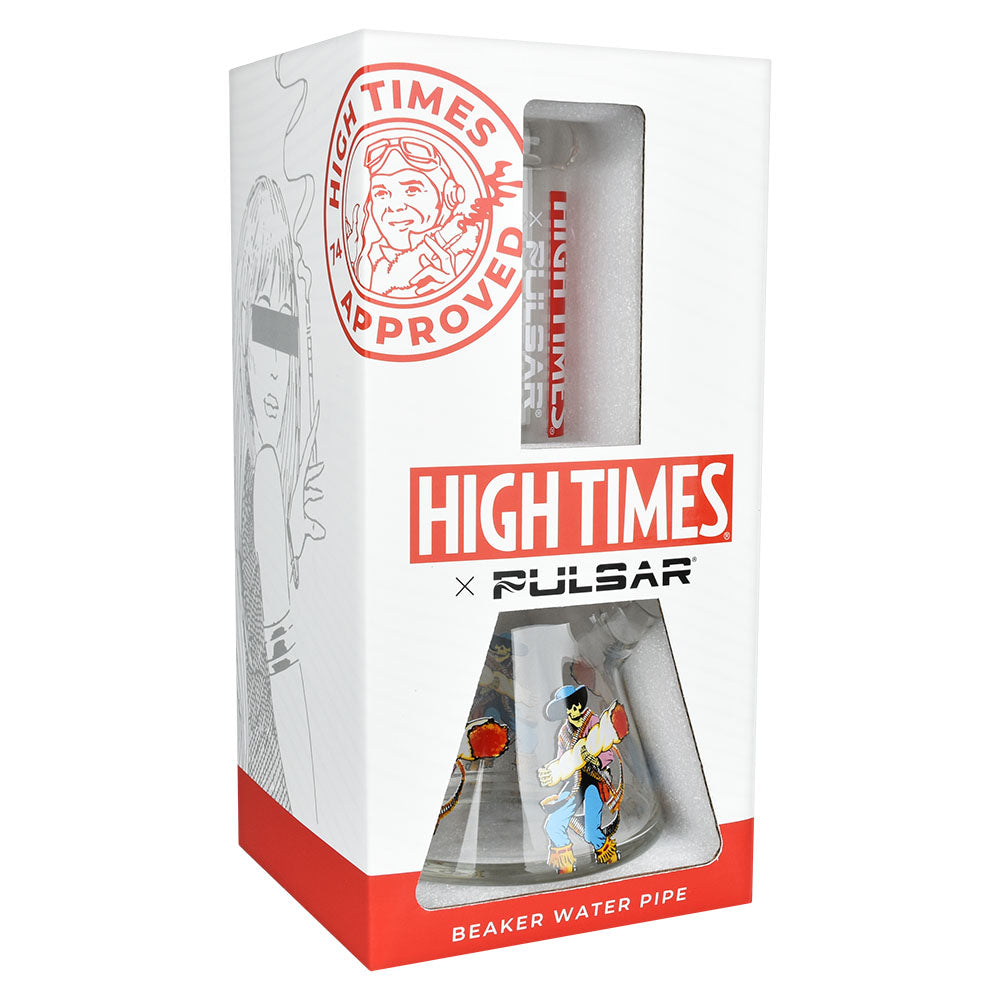 High Times® x Pulsar Beaker Water Pipe | Cowboy