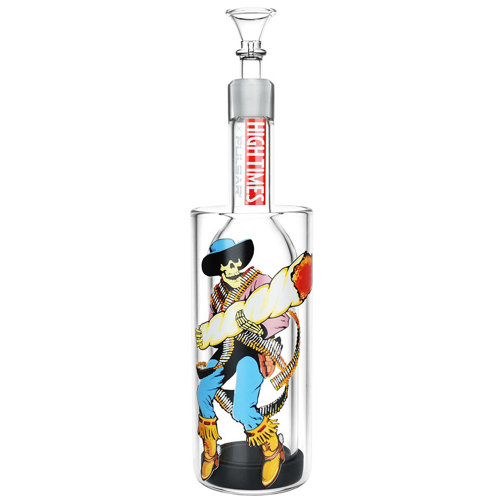 High Times x Pulsar Gravity Bong Water Pipe Cowboy