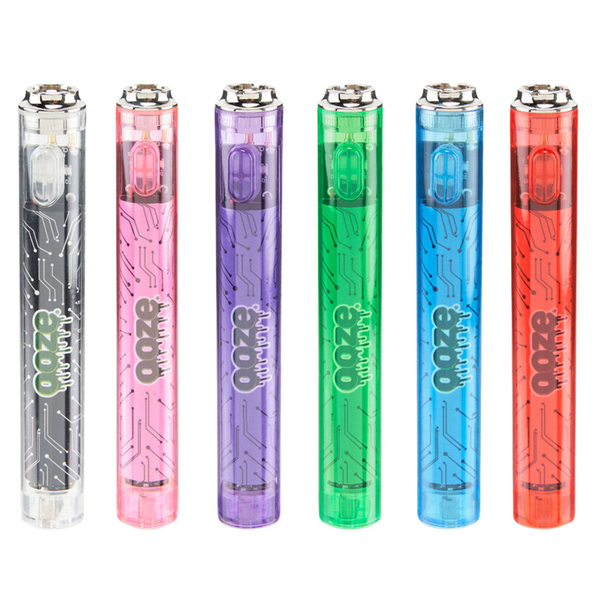 Ooze Slim Clear Series 510 Vape Cartridge Battery