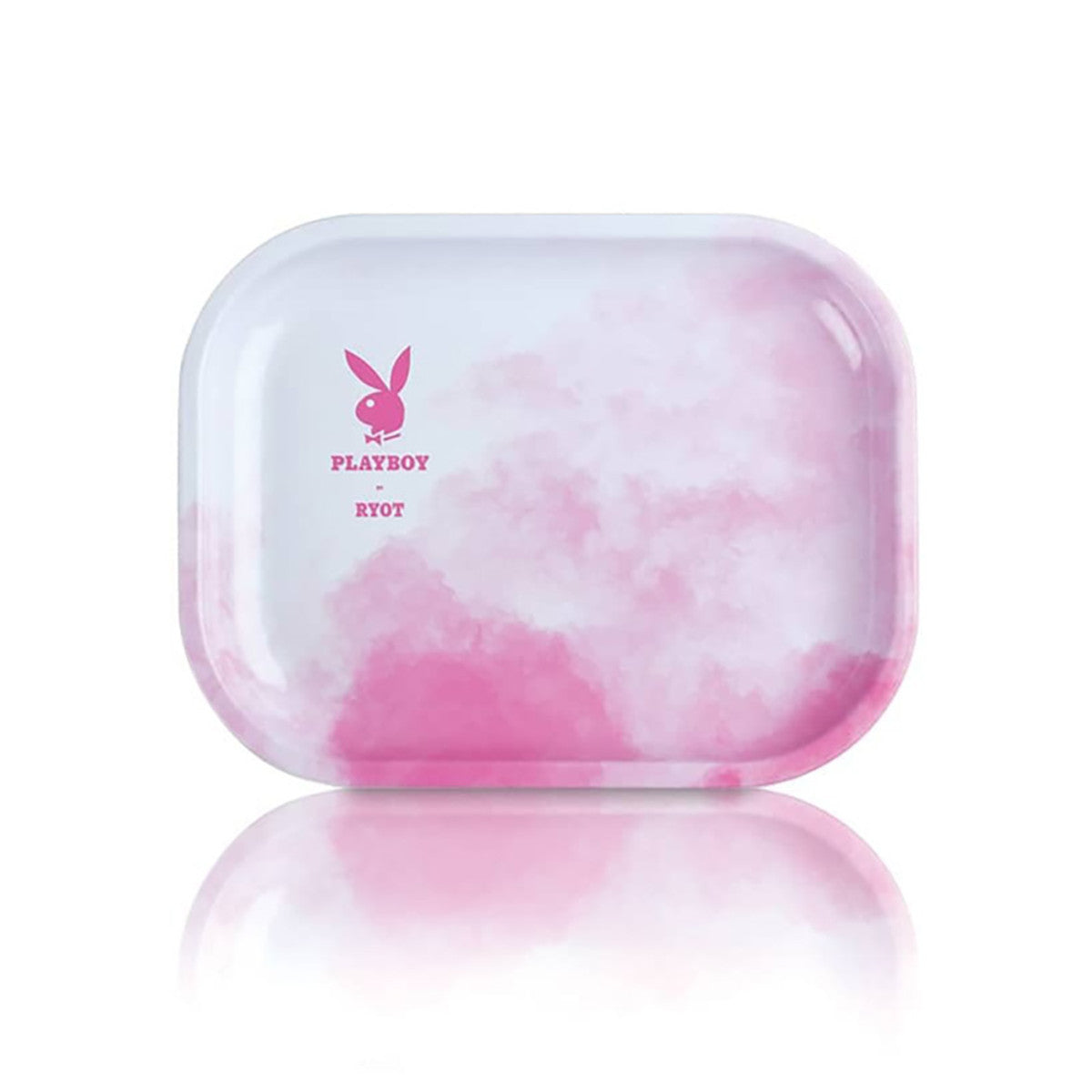 playboy ryot pink smoke rolling tray small
