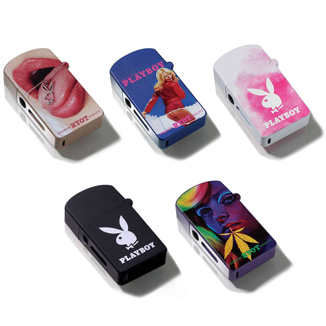 Playboy X RYOT VERB 510 Battery Designs