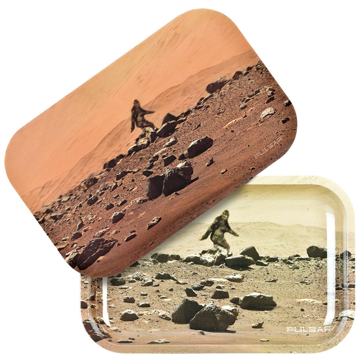 Pulsar Rolling Tray & 3D Lid | Bigfoot on Mars