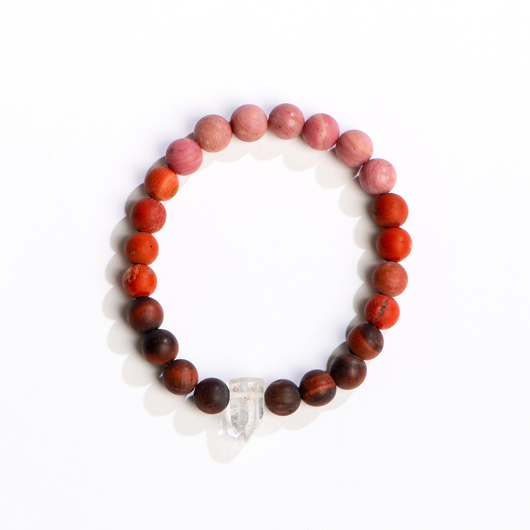 shoppe geo energy love clarity gemstone bracelet