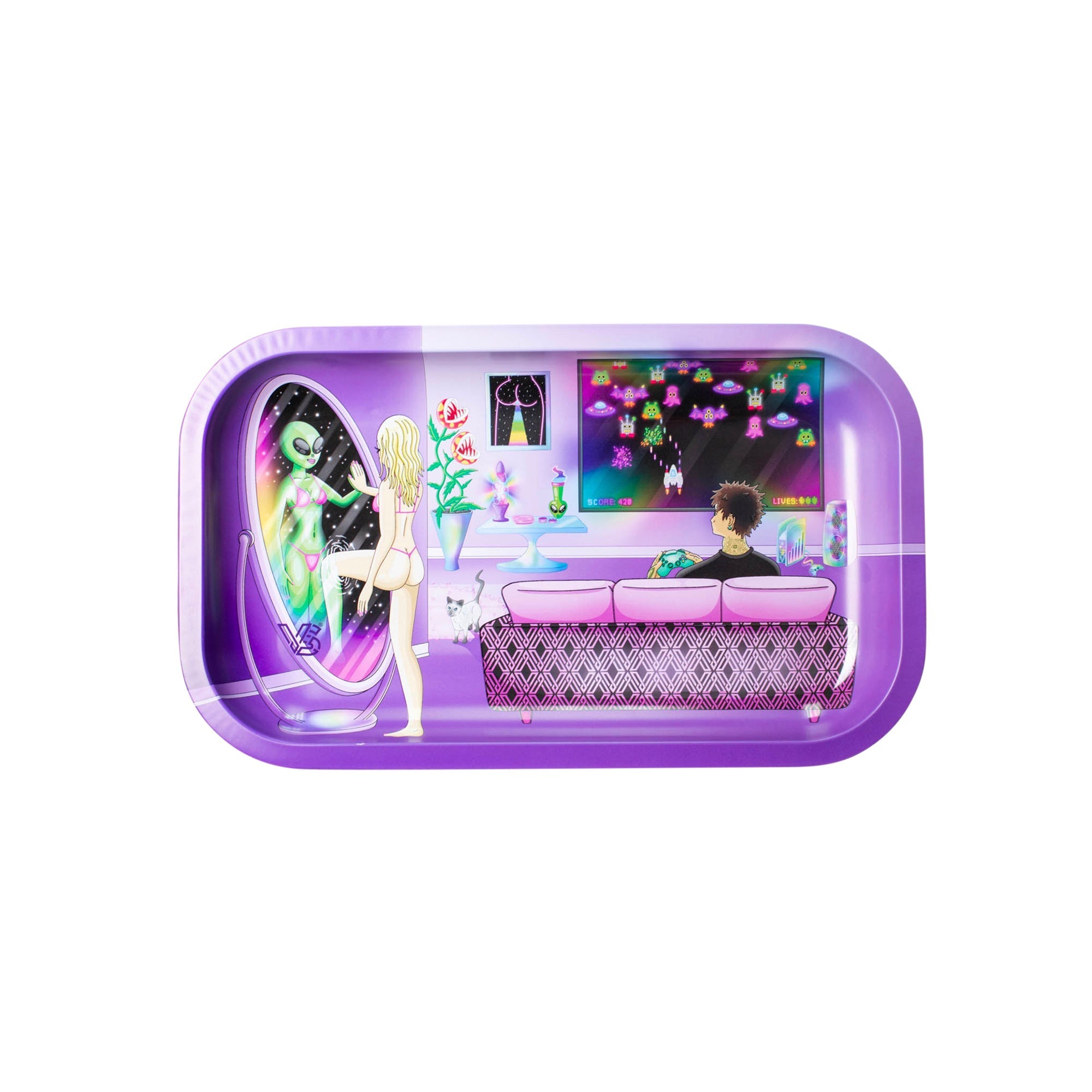 V Syndicate Metal Tray | Reflections