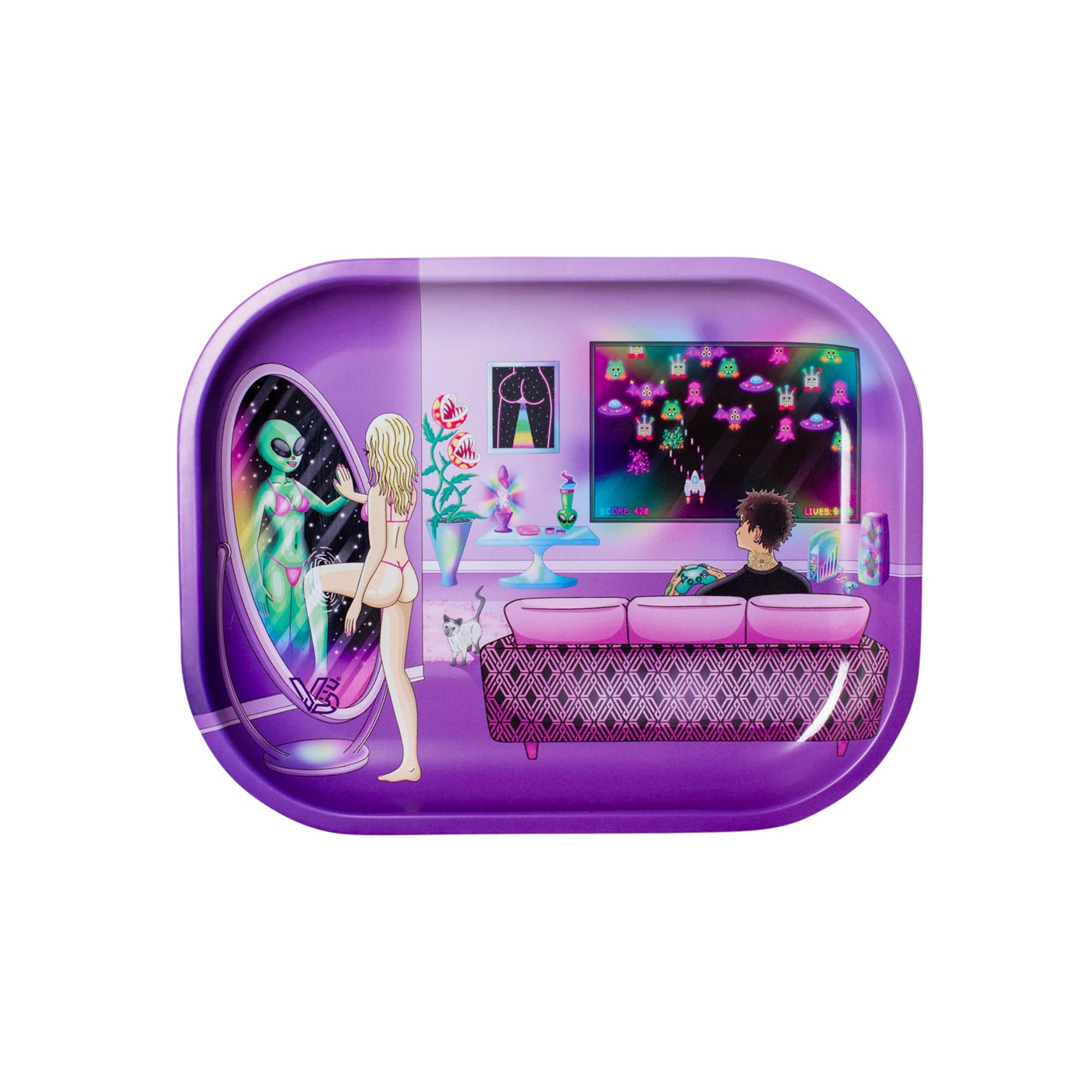 V Syndicate Metal Tray | Reflections