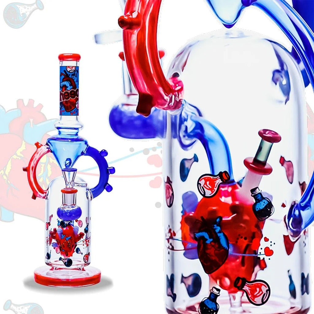 Cheech Glass Heart Surgeon Bong