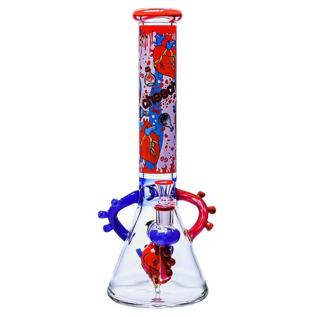 Cheech Glass Heartfelt Hits Beaker Bong