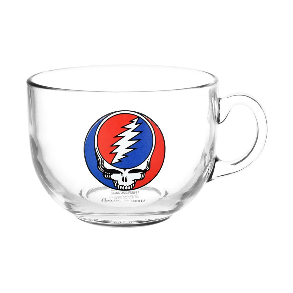 Grateful Dead Glass Soup Mug
