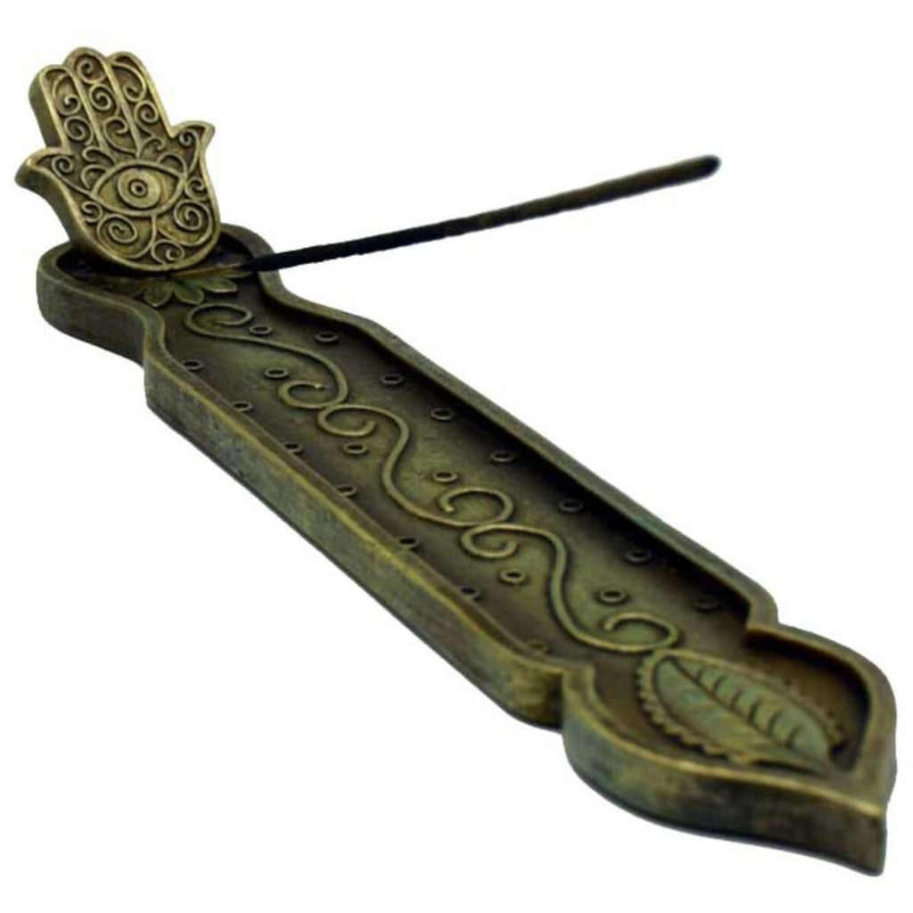 Hamsa Leaf Incense Burner