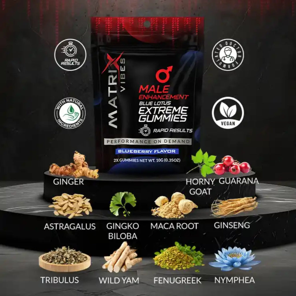 Matrix Vibes Male Enhancement Extreme Gummies