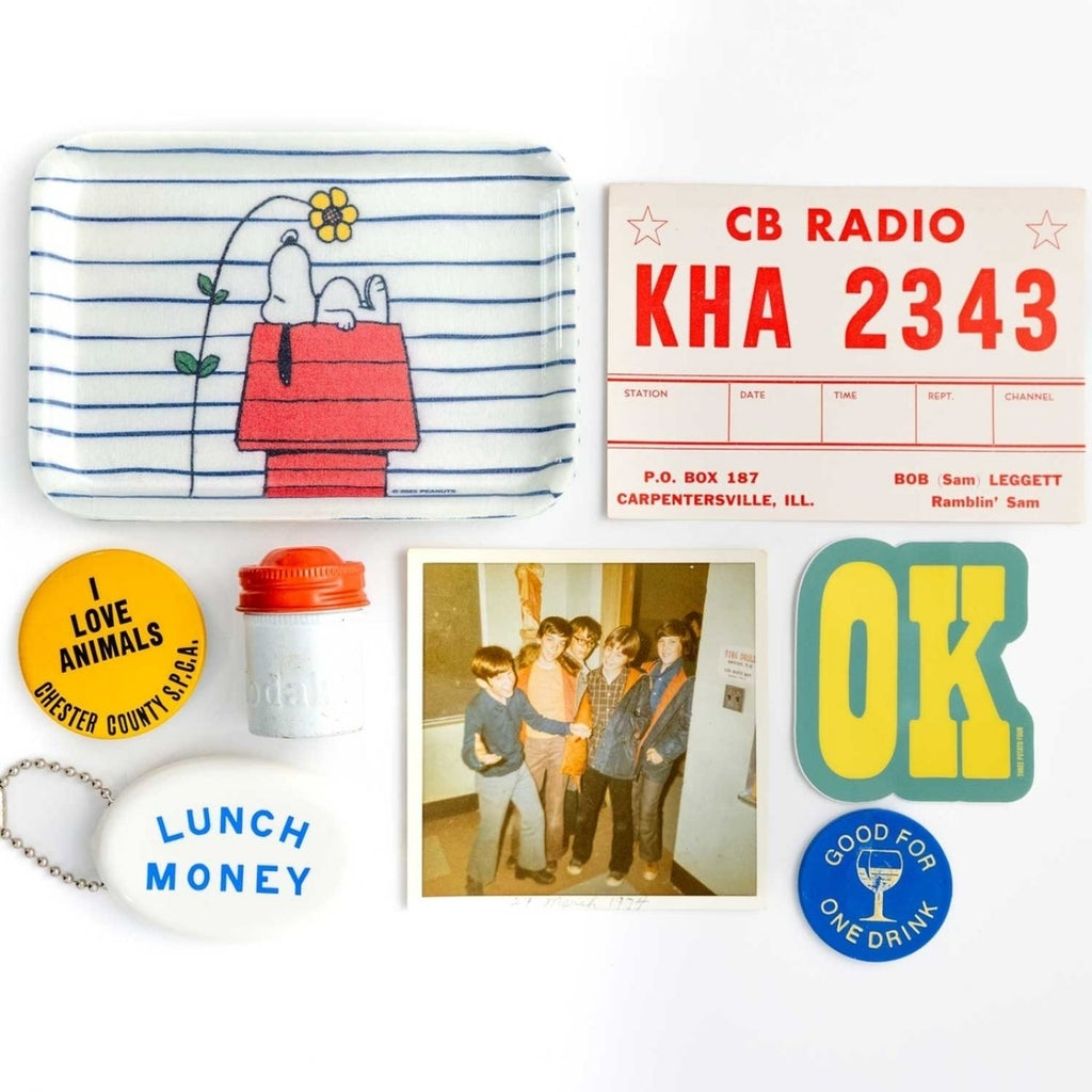 3P4 x Peanuts® Snoopy Doghouse Flower Vintage Tray