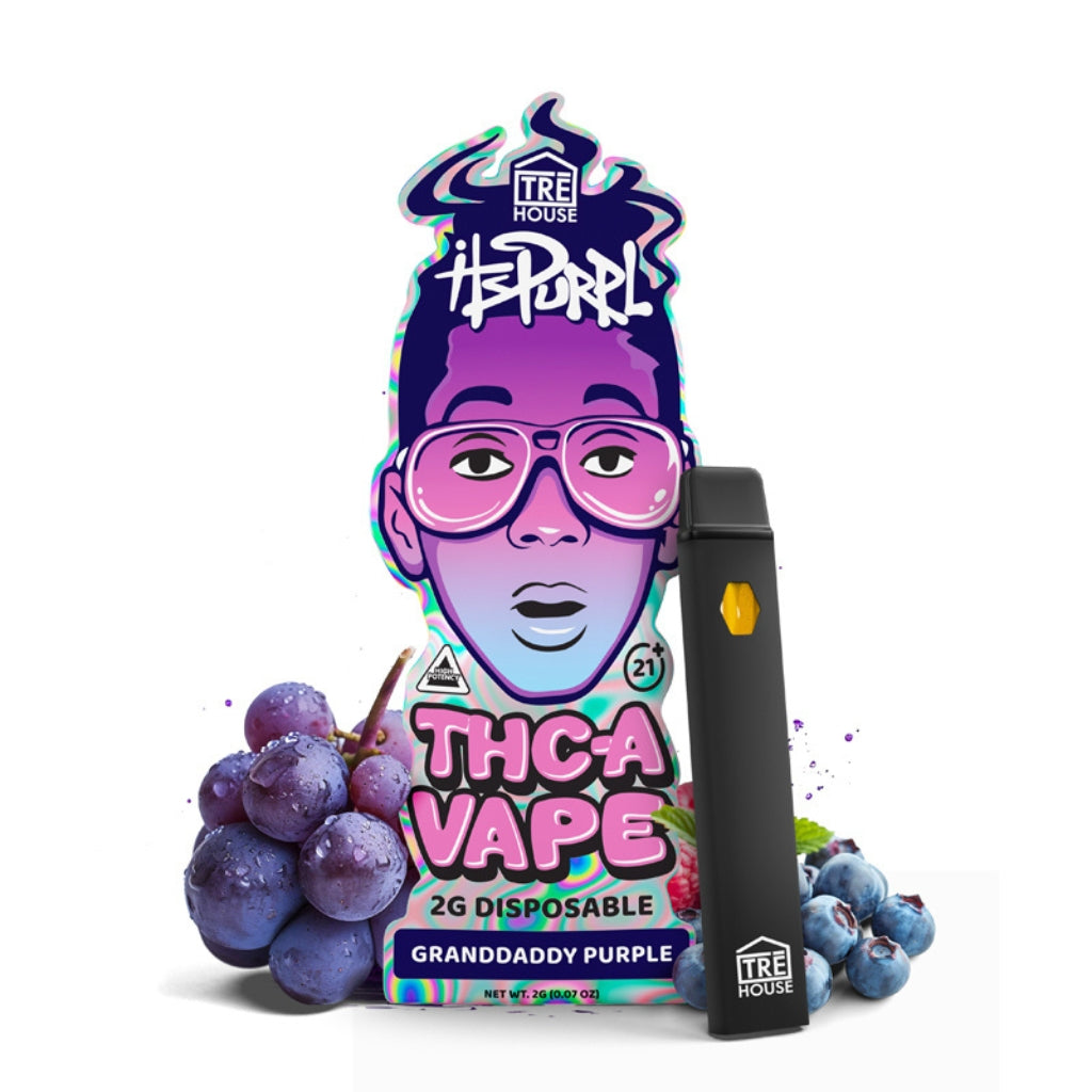 TRE House THCA Live Resin Liquid Budder Vape Pen | Sunset Sherbet (Indica)