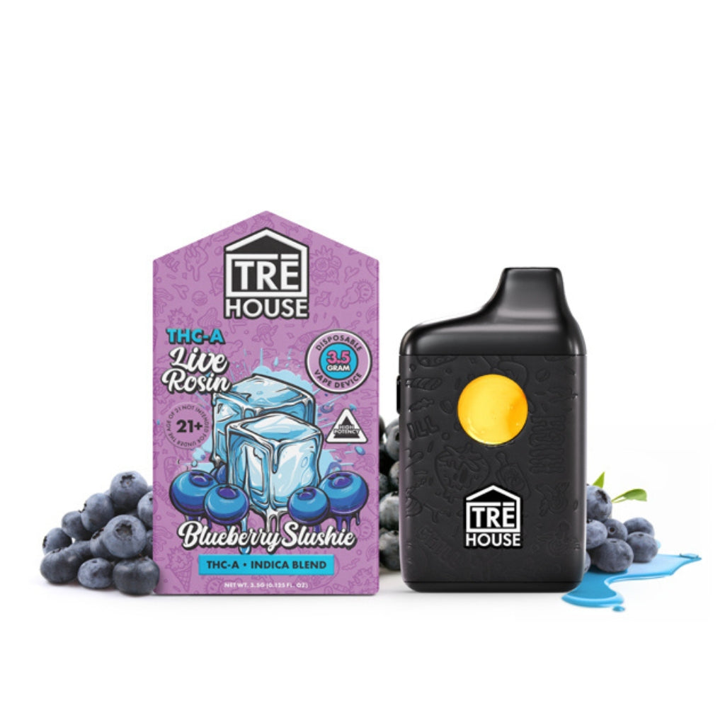 TRE House THCA Live Rosin Vape Pen Blueberry Slushie