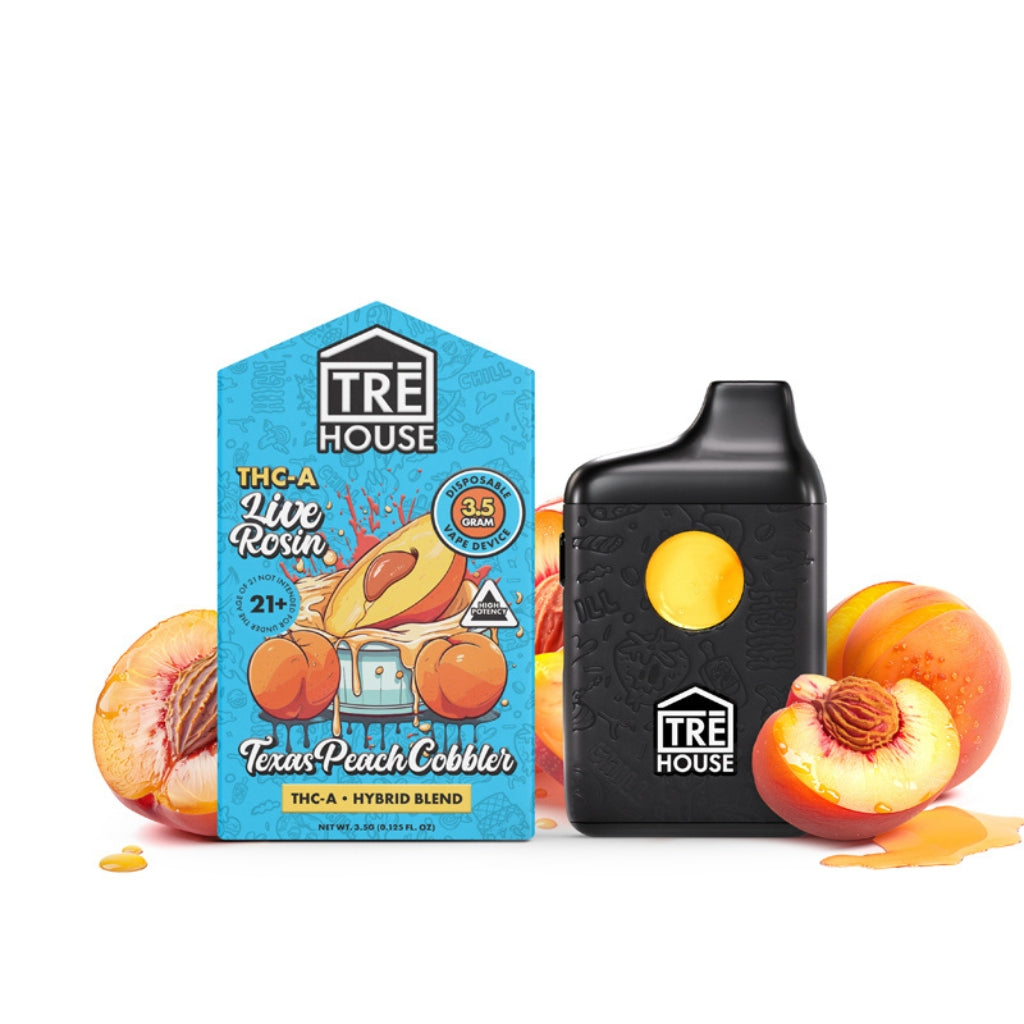 TRE House THCA Live Resin Liquid Budder Vape Pen | Sunset Sherbet (Indica)