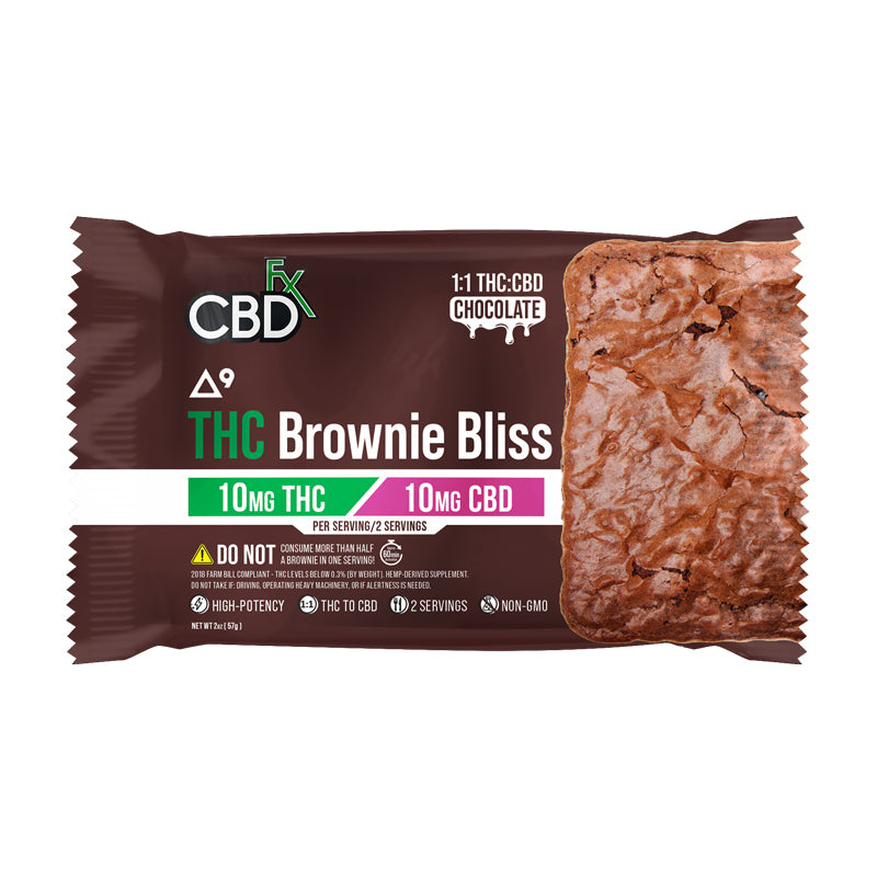CBDfx Delta-9 THC Brownie Bliss