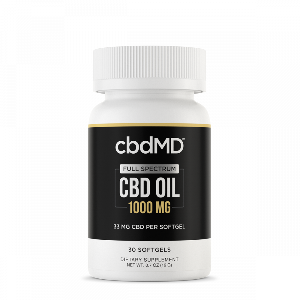 cbdMD Full Spectrum CBD Oil Softgels