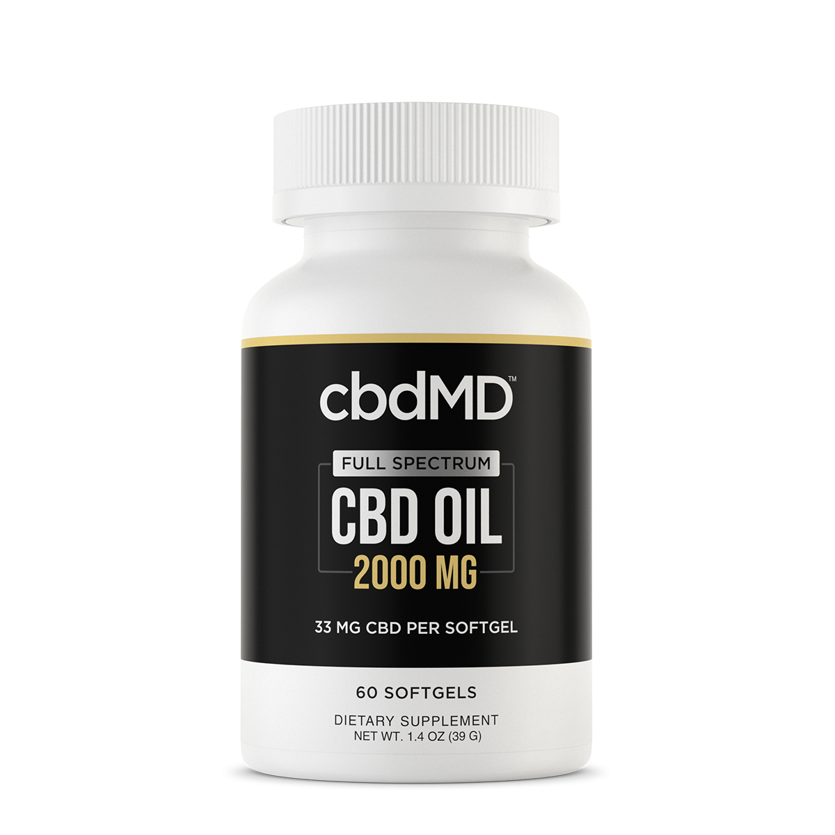 cbdMD Full Spectrum CBD Oil Softgels
