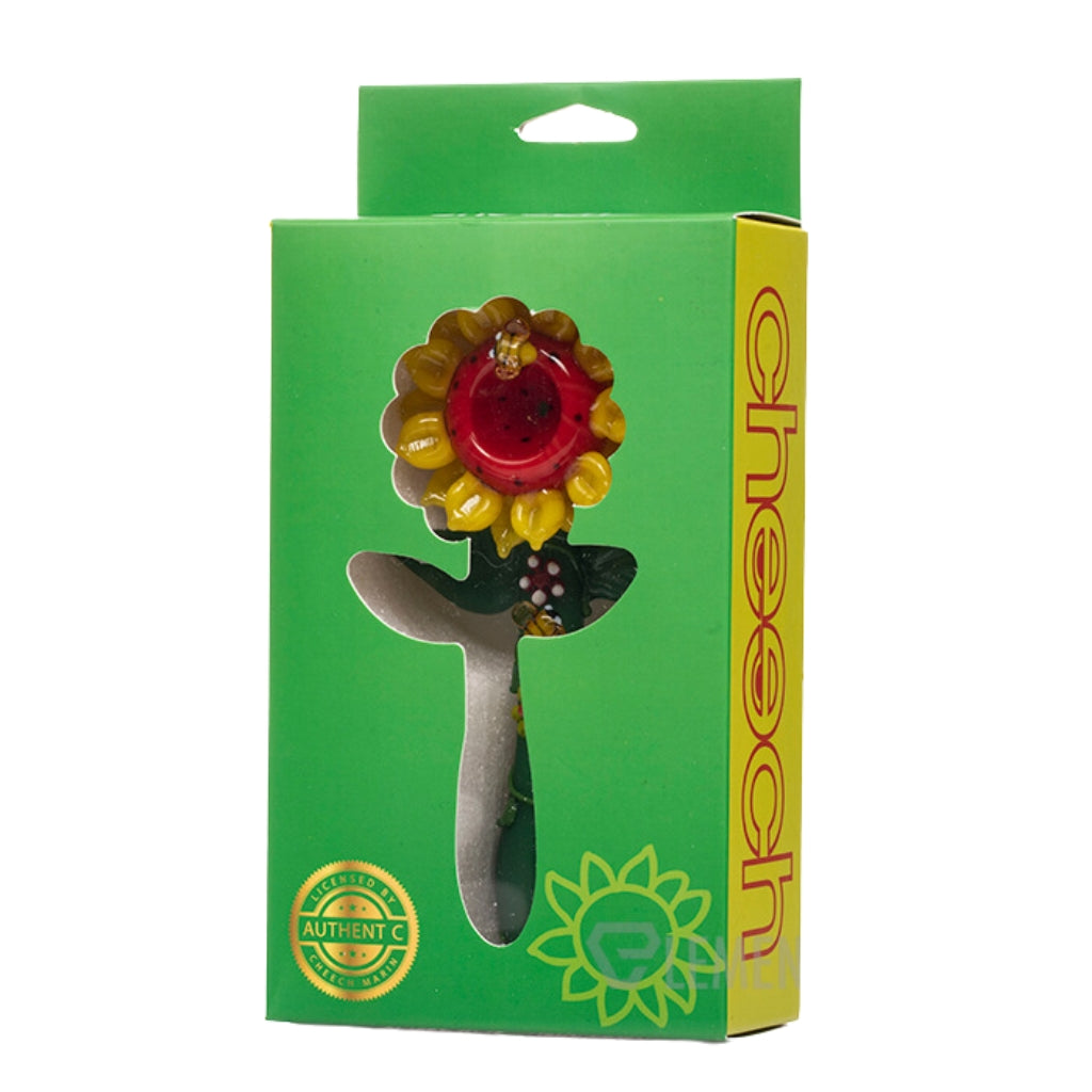 Cheech Glass Sunflower Hand Pipe Box