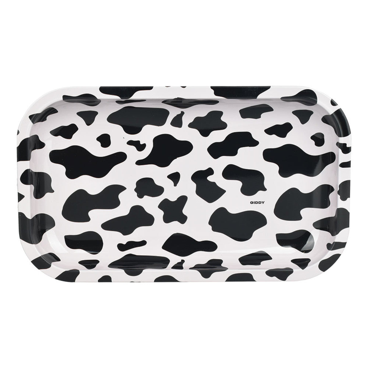 Giddy Cow Print Rolling Tray