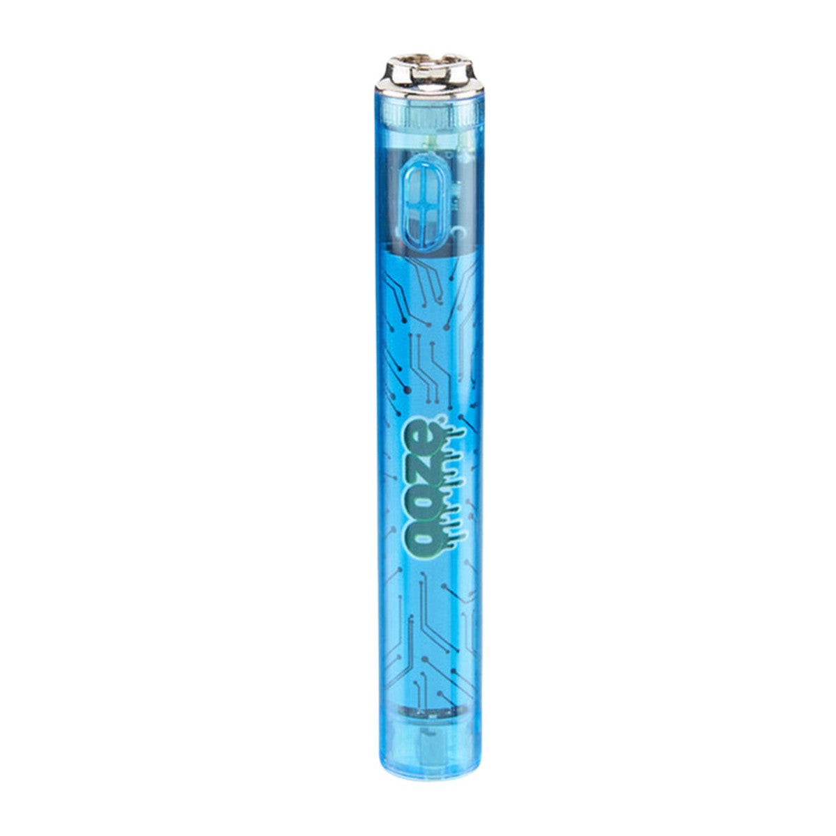 Ooze Slim Clear Series 510 Vape Cartridge Battery Sapphire Blue