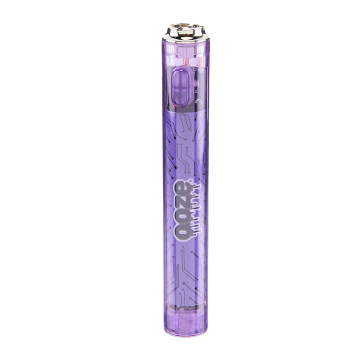 Ooze Slim Clear Series 510 Vape Cartridge Battery Ultra Purple