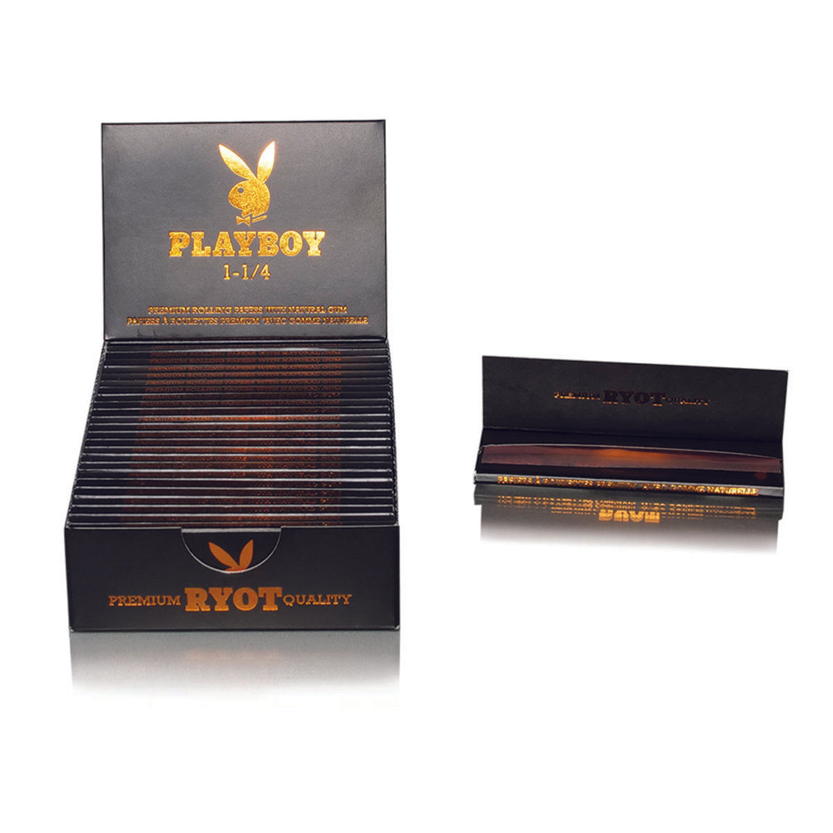 playboy ryot rolling papers rose gold wholesale box