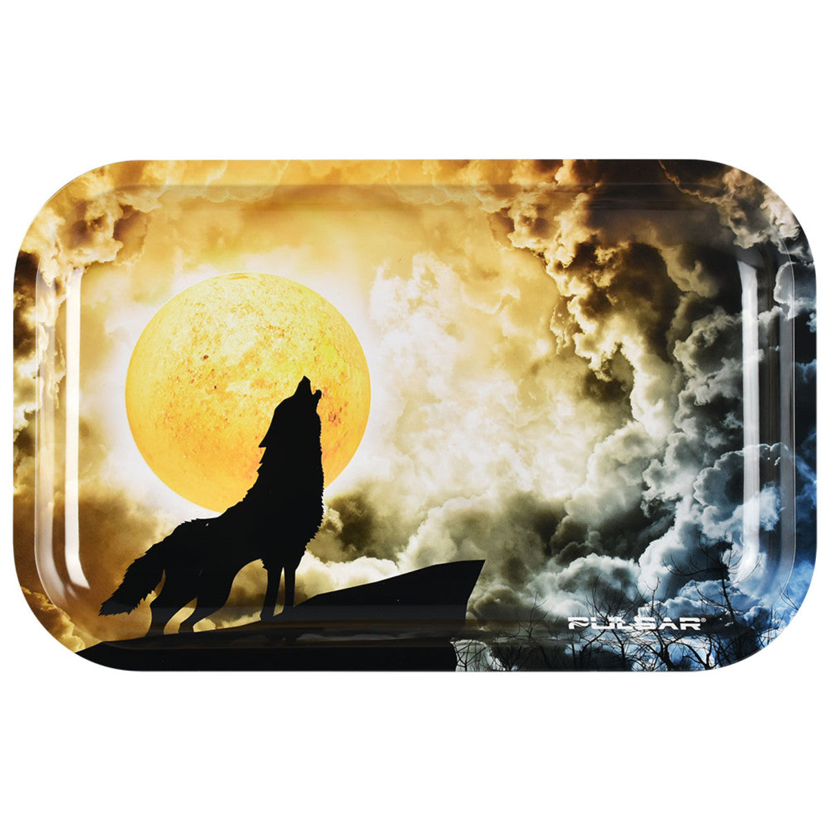 pulsar metal rolling tray howl at the clouds