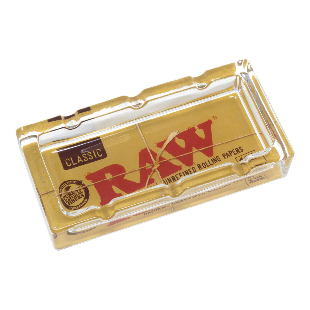 raw classic pack glass ashtray