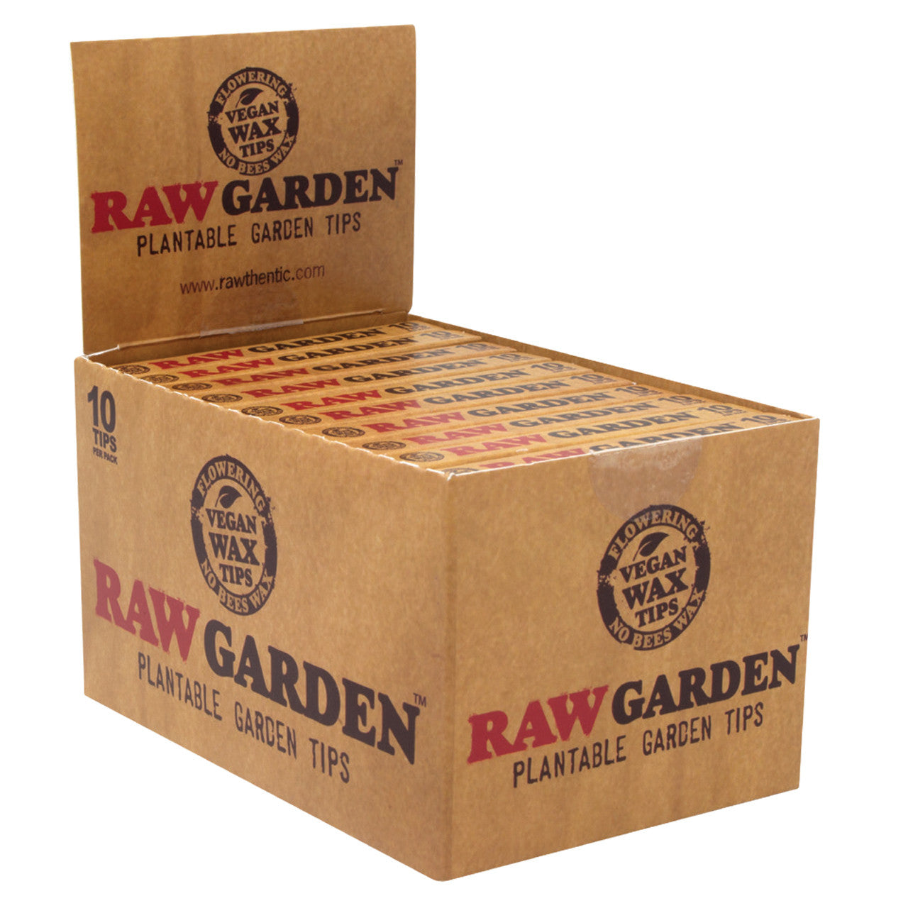 RAW Garden Plantable Wax Tips Display Box