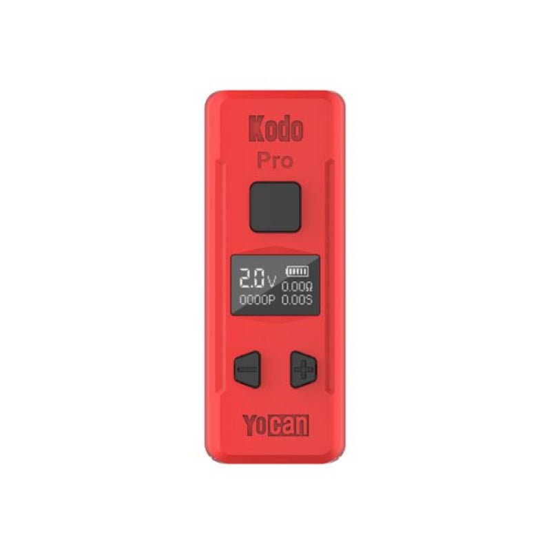 Yocan Kodo Pro 510 Box Mod Vape Cartridge Battery Red
