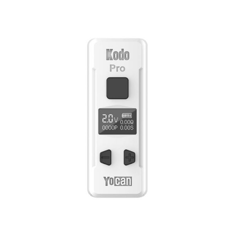 Yocan Kodo Pro 510 Box Mod Vape Cartridge Battery White